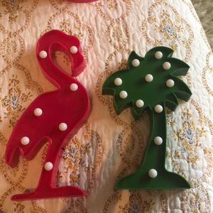 Light up beach themed wall decor